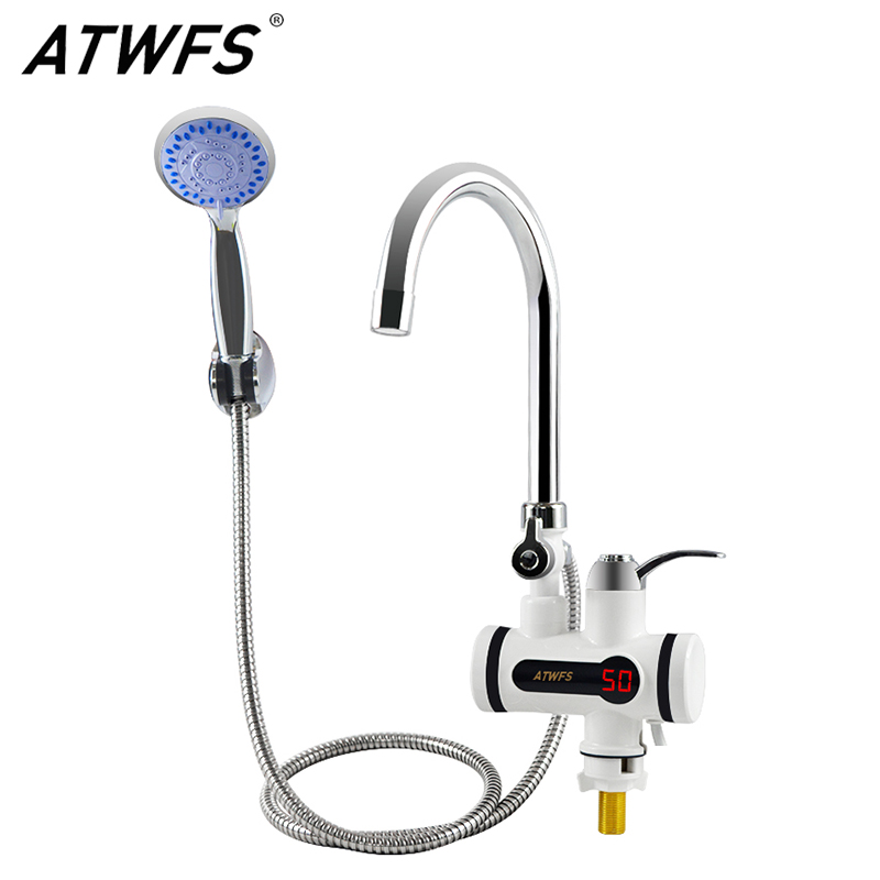 Kitchen Appliances And Utensils - ATWFS 3000W Tankless 온수기 수도꼭지 샤워