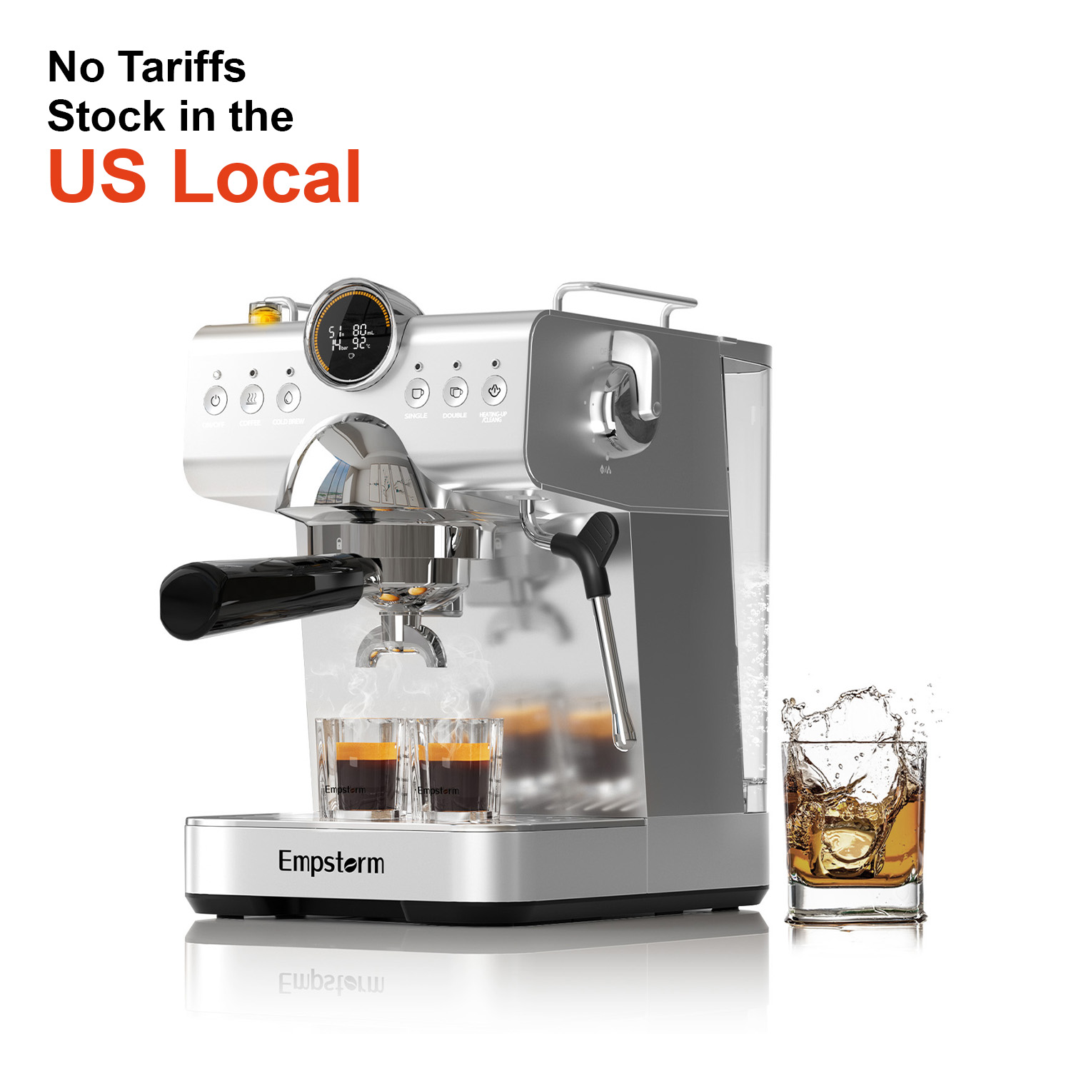 Espresso Machine Semi Auto - 엠스톰 CB1 전기 모던 미니멀리스트 반자동