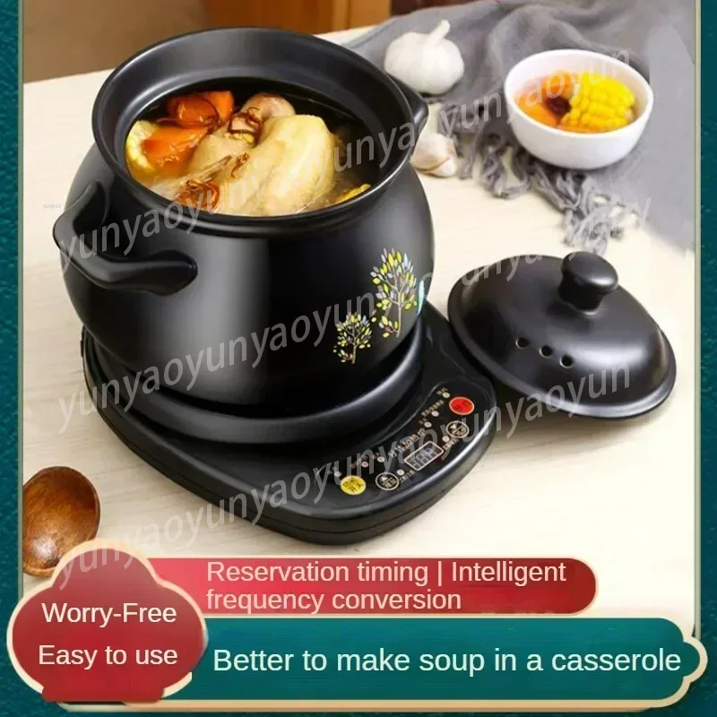 Slow Cooker Ceramic - 전기 슬로우 쿠커 자동 냄비 캐서롤