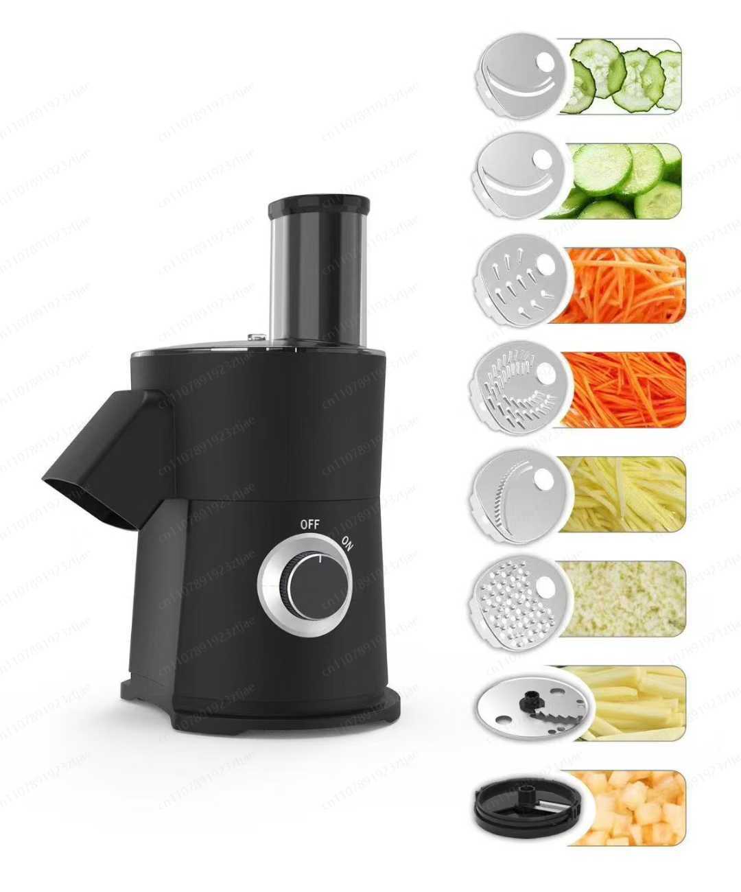 Food Processor Large - 7가지 기능을 갖춘 전기 야채 커터,