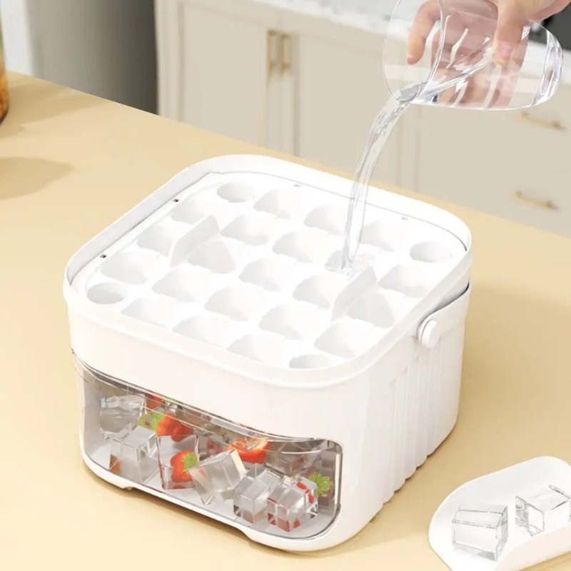 50큐브 제빙기 대용량 이중층 얼음 제조기, 쉽게 누르 - Food Processor Large 리뷰 및 가격