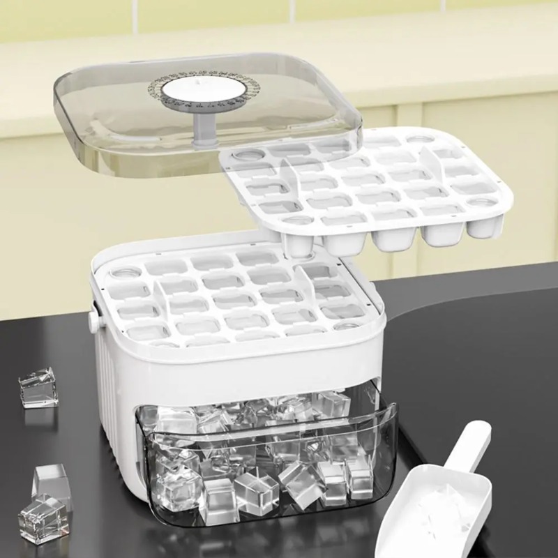 50큐브 제빙기 대용량 이중층 얼음 제조기, 쉽게 누르 - Food Processor Large 리뷰 및 가격