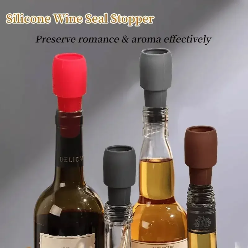 소프트 실리콘 더블 도장 병 스토퍼 및 캡이 있는 범용 - Kitchen Appliances And Utensils 리뷰 및 가격