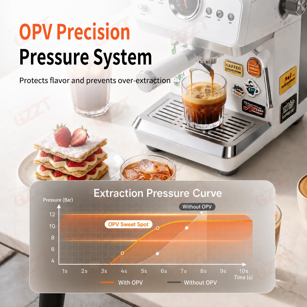 GZZT CM2250 반자동 에스프레소 커피 머신, P - Espresso Machine Semi Auto 리뷰 및 가격