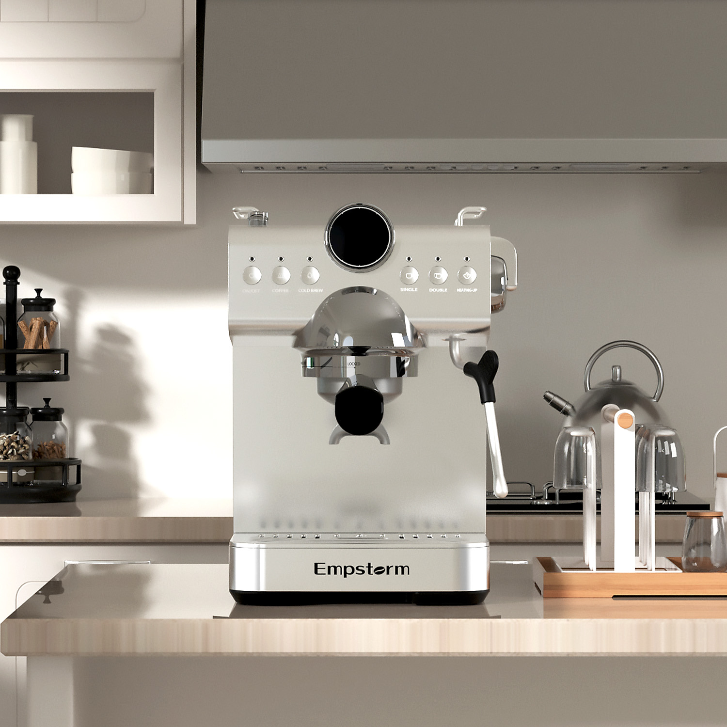 엠스톰 CB1 전기 모던 미니멀리스트 반자동 에스프레소 - Espresso Machine Semi Auto 리뷰 및 가격