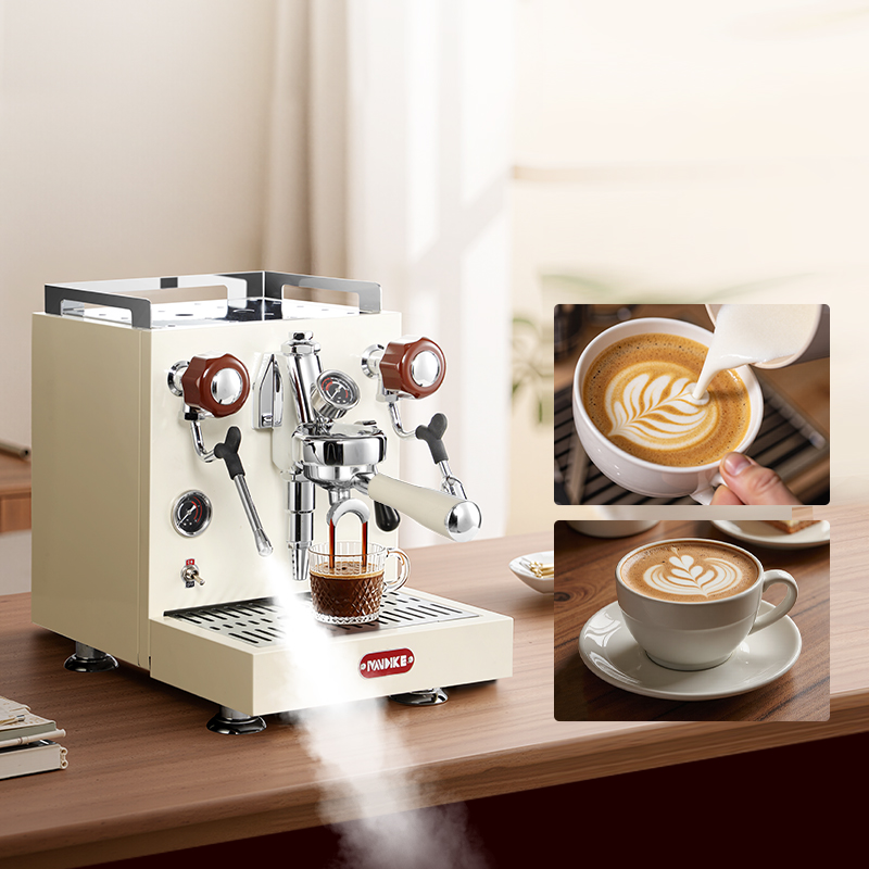 MDK 화이트 58mm 듀얼 보일러 커피 머신 |    - Espresso Machine Semi Auto 리뷰 및 가격
