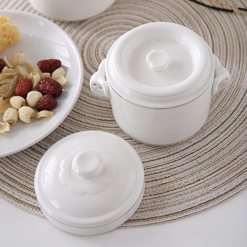 순수한 흰색 세라믹 스튜 냄비 크리 에이 티브 코끼리  - Slow Cooker Ceramic 리뷰 및 가격