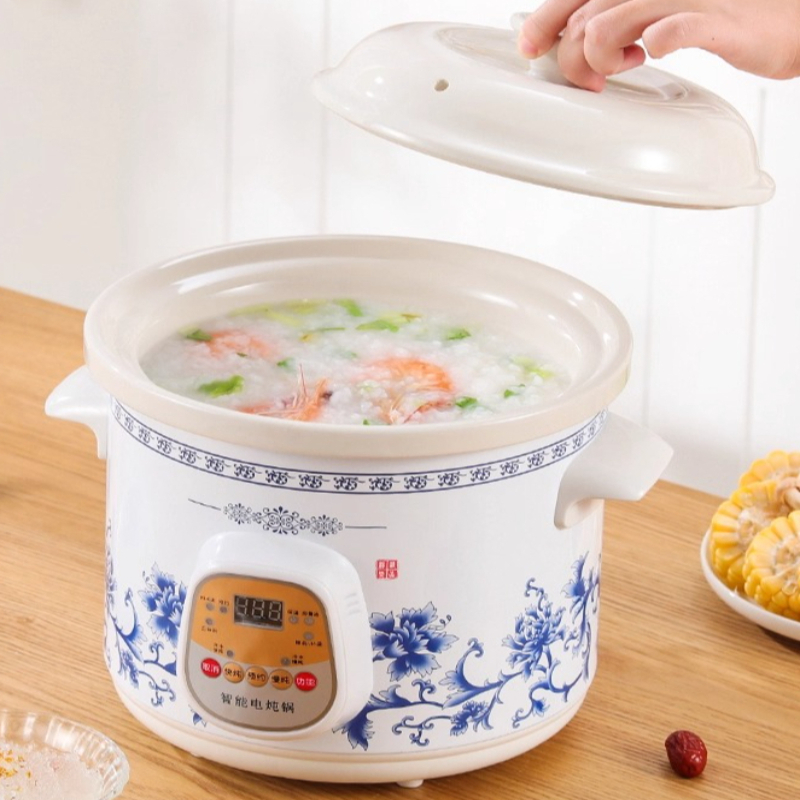 자동 전기 수프 메이커, 스튜, 죽, 디저트용 다기능  - Slow Cooker Ceramic 리뷰 및 가격