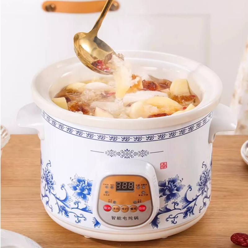자동 전기 수프 메이커, 스튜, 죽, 디저트용 다기능  - Slow Cooker Ceramic 리뷰 및 가격