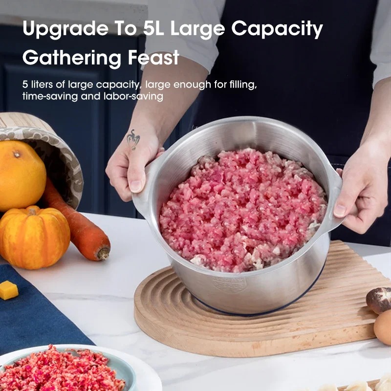 5L 대용량 전기 고기 분쇄기, 다기능 야채 슬라이서  - Food Processor Large 리뷰 및 가격