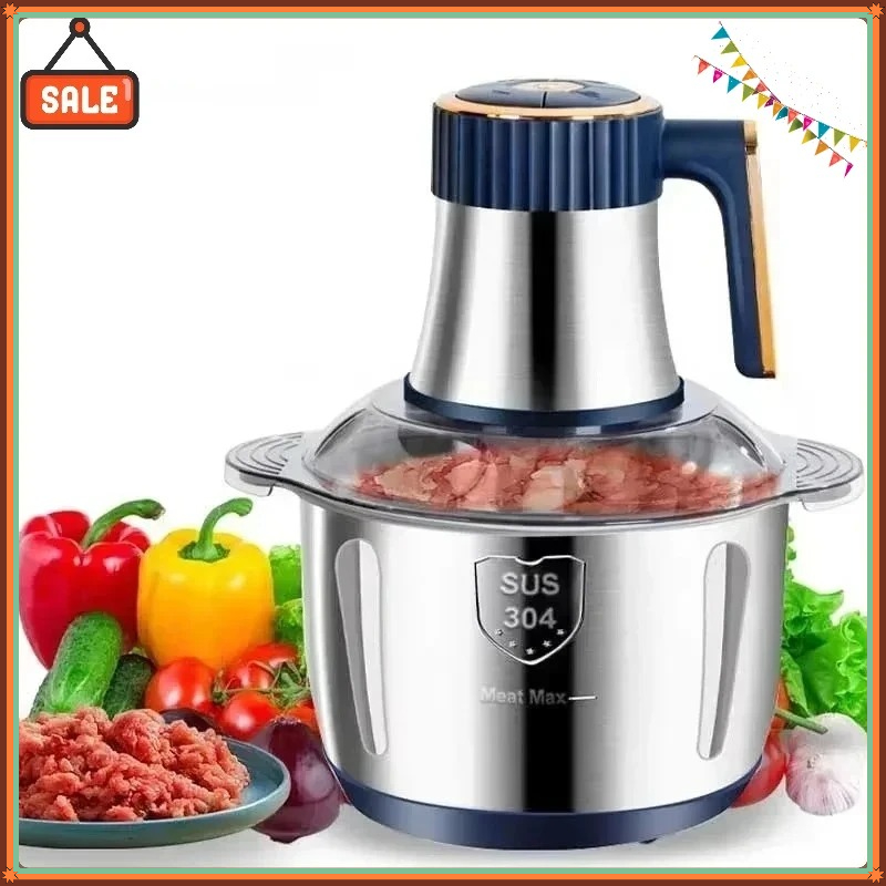 5L 대용량 전기 고기 분쇄기, 식품 분쇄기, 야채 다 - Food Processor Large 리뷰 및 가격