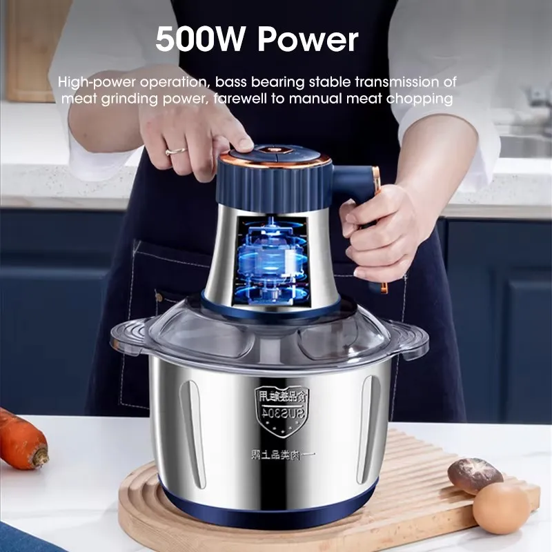 5L 대용량 전기 고기 분쇄기, 식품 분쇄기, 야채 다 - Food Processor Large 리뷰 및 가격