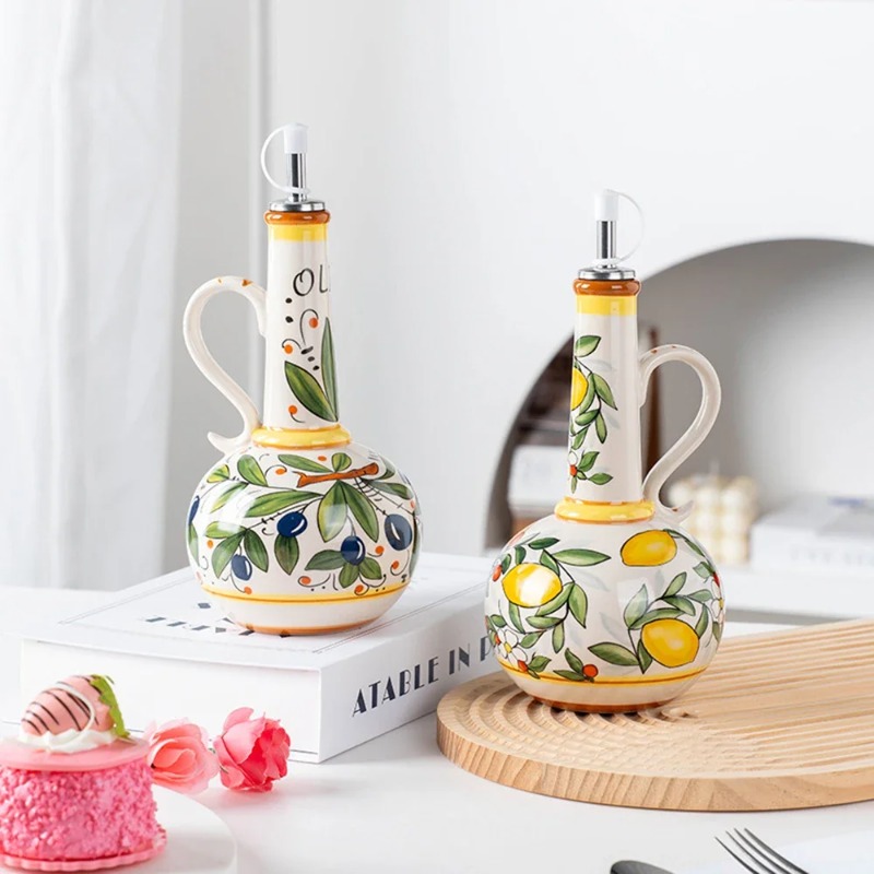 세라믹 오일병 간장병 양념통 주방용품 북유럽식 식초 오 - Kitchen Appliances And Utensils 리뷰 및 가격